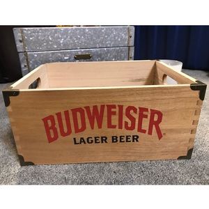 Anheuser Busch Budweiser Lager Beer Container Box